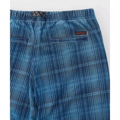 Gramicci O.G Denim Plaid Pants - Indigo