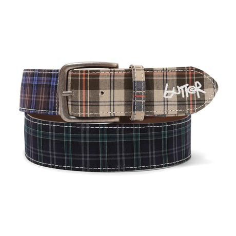 BUTTER GOODS Plaid Belt