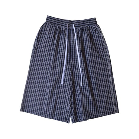 Shaka Wear Baggy Plaid Shorts - Black