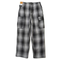 FB County Cargo Checker Pants - Black/Grey
