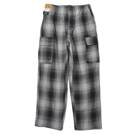 FB County Cargo Checker Pants - Black/Grey