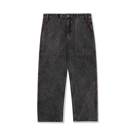Butter Goods Breakdown Relaxed Denim Jeans Acid Wash Black