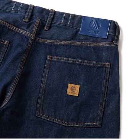 HELLRAZOR Baggy Denim Pants - One Wash Indigo