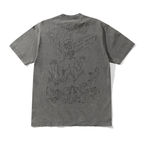 BUTTERGOODS × DANIEL JOHNSTON Satan Tee - Black