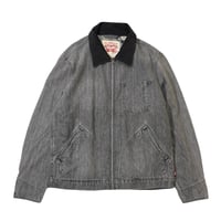 Levi's USA Full Zip Mechanics Trucker Jacket Black