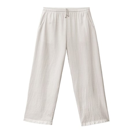 Los Angeles Apparel 8.5oz Heavy Jersey Wide Garment Dyed Casual Pants - Off White