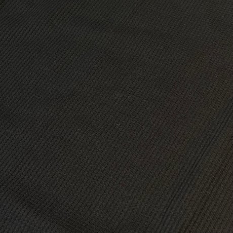 RETROFIT Crewneck L/S Thermal Knit T-Shirt - Black