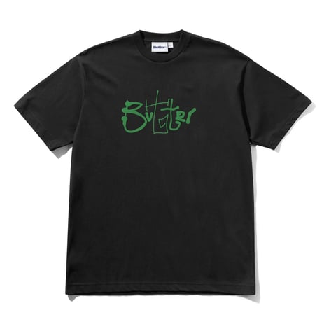 BUTTER GOODS Scribble Tee -  Black