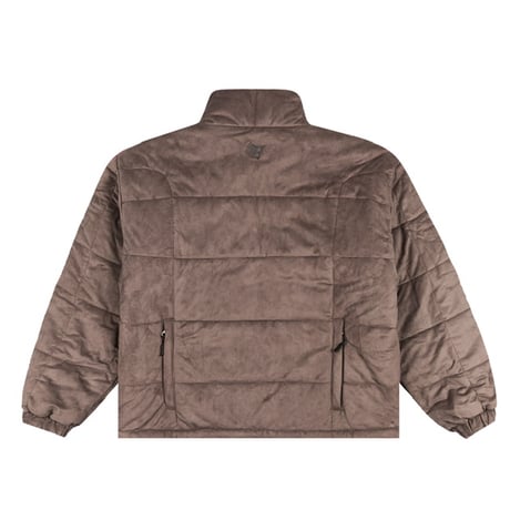 Bronze56k Faux Suede Puffer - Steel