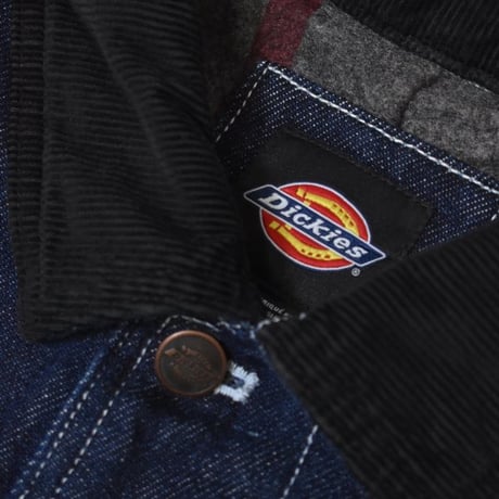 Dickies Denim Blanket Lined Chore Coat - Rinsed Indigo