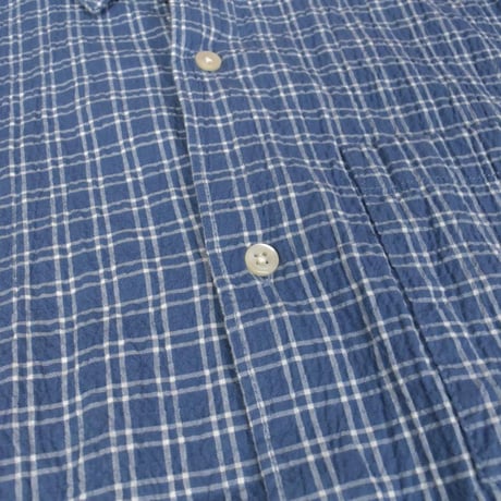 OLD NAVY S/S Seersucker Shirt - Blue