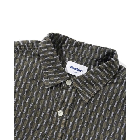 BUTTER GOODS Stitch Shirt - Moss
