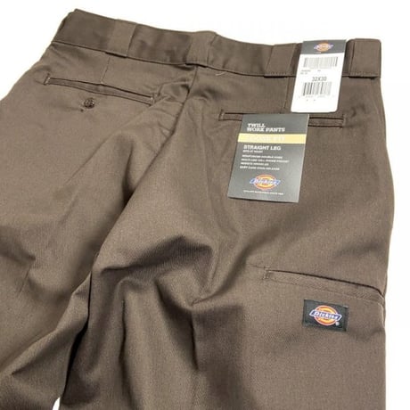 Dickies Loose Fit Double Knee Work Pants - Dark Brown (DB)