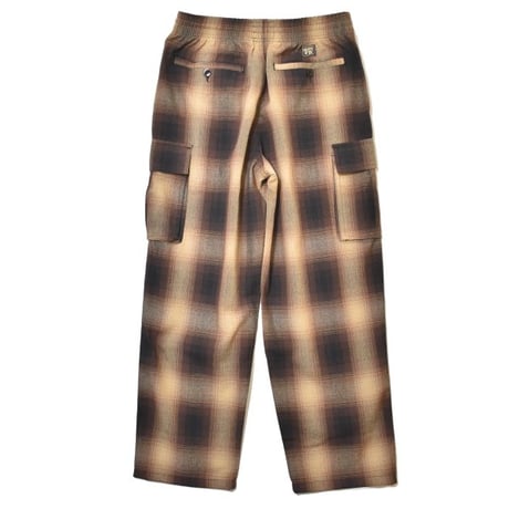 FB County Cargo Checker Pants - Black/Tan