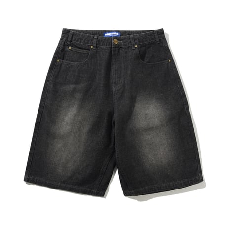 BUTTER GOODS Scorpion Stitch Denim Shorts - Black