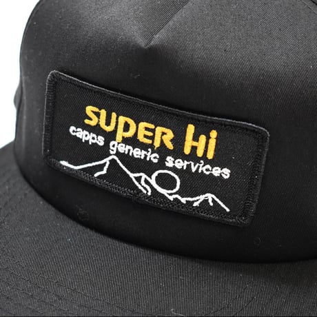 Capps Super Hi Snapback - Black [BLK]
