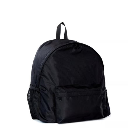 Packing Rip Stop Backpack - Black [PA-051]
