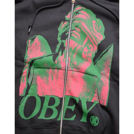 OBEY Blindfold Zip Hoodie - Black