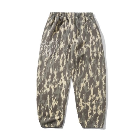 BUTTER GOODS Blotch Fleece Pants - Camo