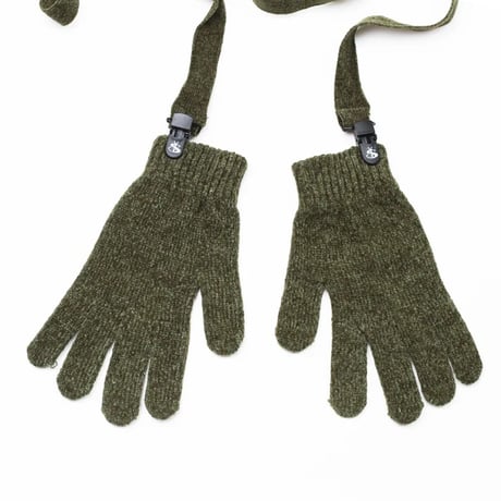 Yardsale Chenille Gloves - Green