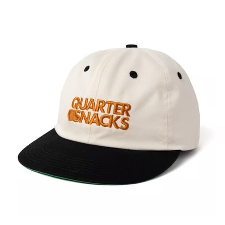 Quartersnacks Journalist Cap - Cream/Black