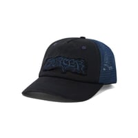 Butter Goods Drummer Trucker Cap - BlackｘNavy