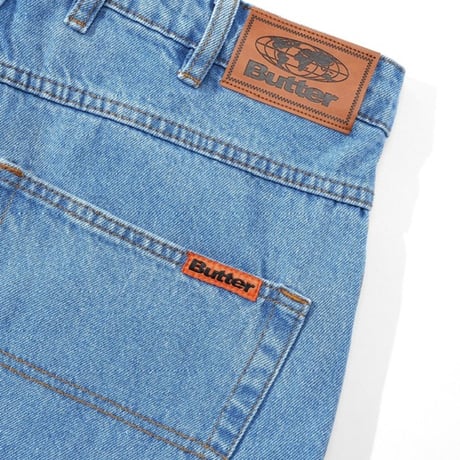 BUTTER GOODS Baggy Denim Jeans - Washed Indigo