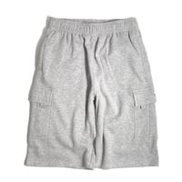 PRO CLUB Heavyweight Fleece Cargo Shorts - Heather Grey