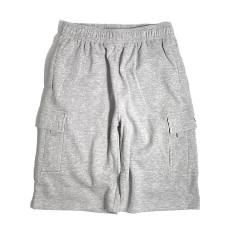 PRO CLUB Heavyweight Fleece Cargo Shorts - Heather Grey