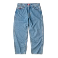 Hellrazor Baggie Denim Pant - Whsh Indigo
