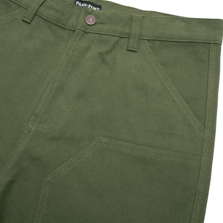 Passport Double Knee Diggers Club Pant Olive