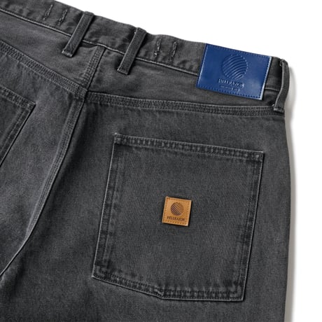 Hellrazor Baggie Denim Pant - Wash Black