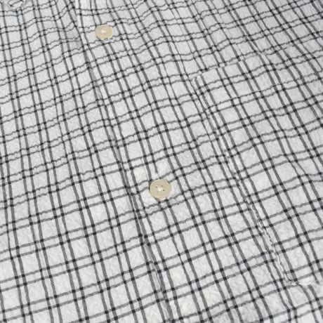 OLD NAVY S/S Seersucker Shirt - White