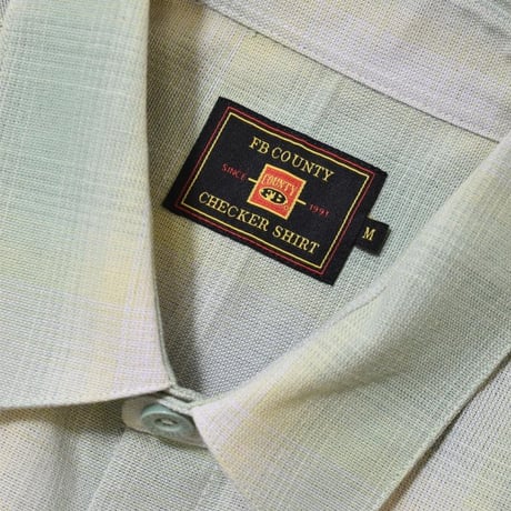 FB County S/S Checker Flannel Shirts - Mint