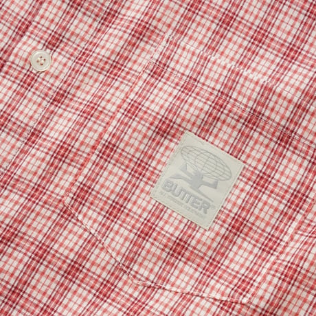 BUTTER GOODS Equipment S/S Shirt - Red