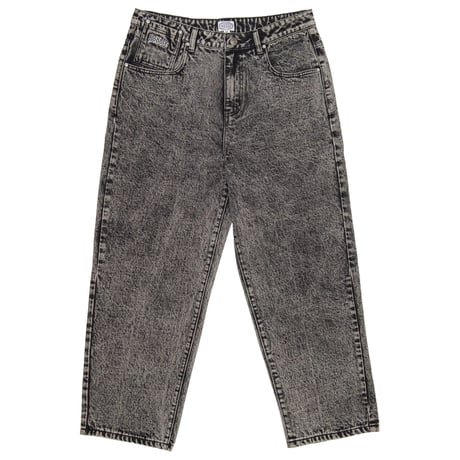 Hoddle Skateboards 16 Ounce Ranger Jeans Black Acid Wash