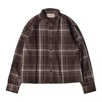 Free Planet Plaid Flannel Shirts - Brown Multi