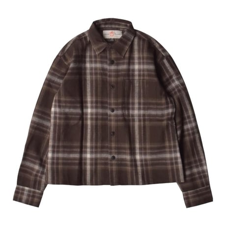Free Planet Plaid Flannel Shirts - Brown Multi