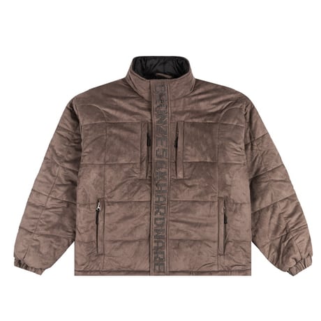 Bronze56k Faux Suede Puffer - Steel