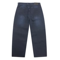 YARDSALE IVORY SLUB JEANS - Dark Denim