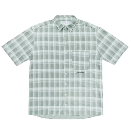 Yardsale YS Knitted Short Sleeved Shirt - Stone/Olive