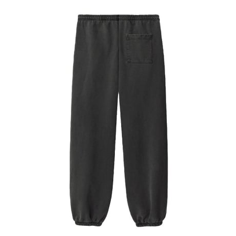 Los Angeles Apparel 14oz Garment Dye Heavy Fleece Sweat Pants - Vintage Black [HF04GD]