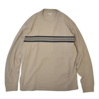 Old Navy Heavyweight Chest-Stripe T-Shirts - Khaki