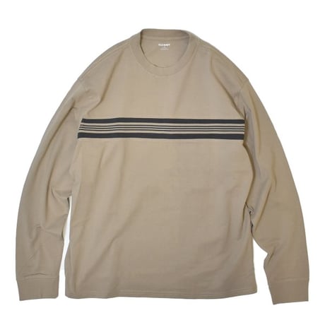 Old Navy Heavyweight Chest-Stripe T-Shirts - Khaki