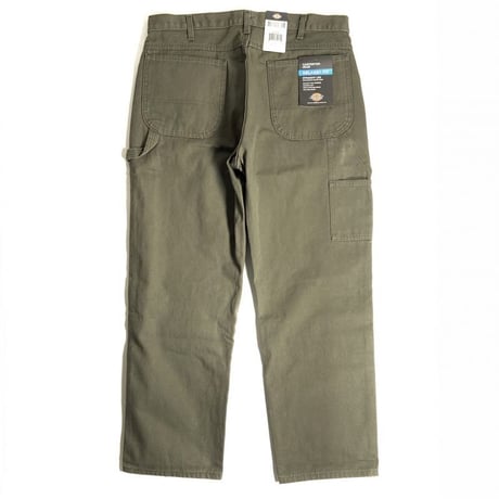 Dickies Relax Fit Straight Leg Carpenter Duck Jeans Moss Green (RMS)