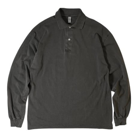 Los Angeles Apparel 6.5oz L/S Polo T-Shirts Vintage Black