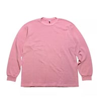 Los Angeles Apparel Pigment Dyed Heavy Thermal Crewneck - Pink