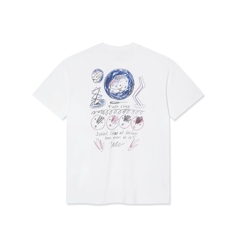 Polar Skate Social Side Tee - White