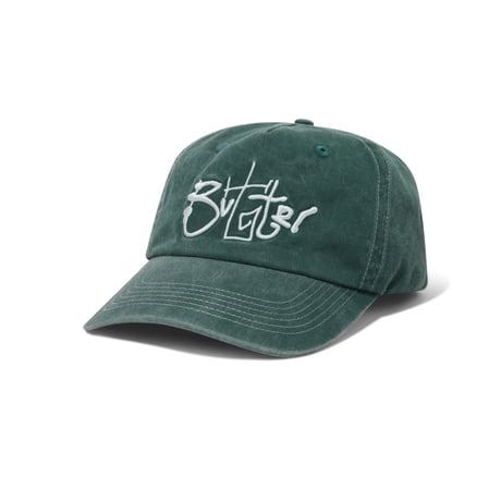 BUTTER GOODS Scribble 5 Panel Cap - Washed Forest