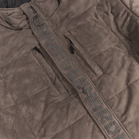 Bronze56k Faux Suede Puffer - Steel